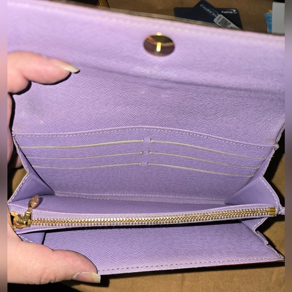 Authentic Louis Vuitton Murakami Black Multicolor Wallet RARE Lavender Interior - Picture 4 of 16